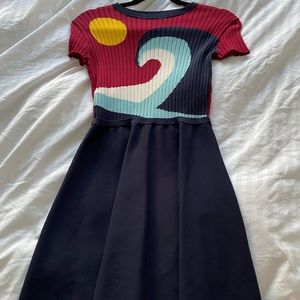 Sun&wave knit dress Red Valentino